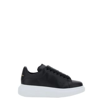 Alexander McQueen Oversized Sneakers - Dames - Schoenen - Zwart - Maat: 37 1/2 EU Leer