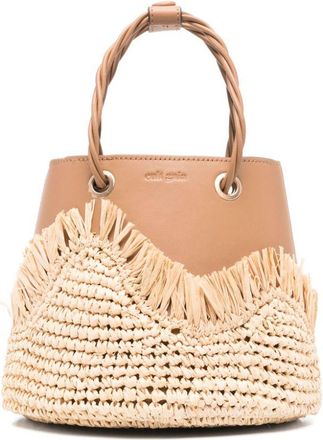 Cult Gaia Jojo bucket bag - Neutrals