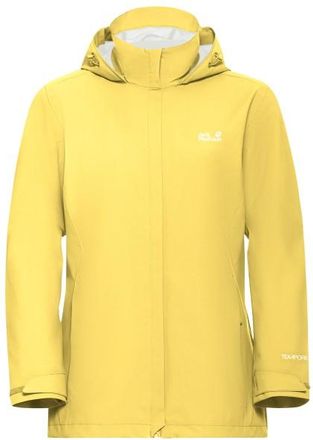 Jack Wolfskin Trailtime 2L Jacket Regenjacke f&uuml;r Damen | gelb