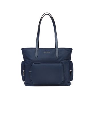 Michael Kors Khai Grote Multifunctionele Pocket Tote Marineblauw