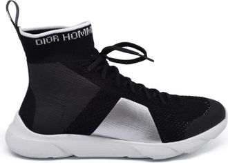 Dior Fabric - Heren - Sneakers - Zwart - 39 EU - Schoenen