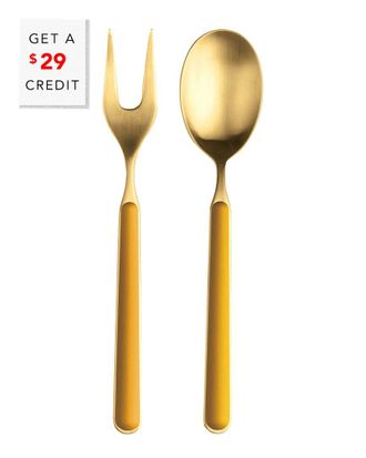 Mepra 2Pc Fantasia Ice Serving Set With $29 Credit