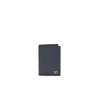 Valentino Garavani Wallets & Cardholders, male, Blue, Size: ONE SIZE Bos Taurus Wallet
