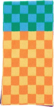 Howlin Sciarpa Cosmic a quadri - Arancione