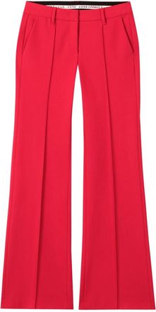 Luisa Cerano Bootcut Broek - Dames - Wijde Broeken - Rood - 3XL - Broeken