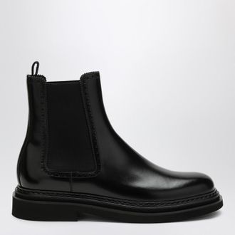 Dolce & Gabbana Black leather ankle boot