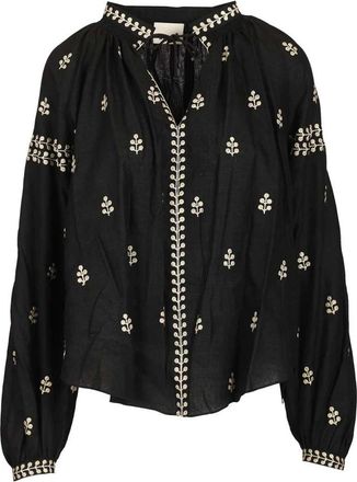 Isabel Marant Rodis Blouse - female - Isabel Marant - Blouses - Black - S - Blouses & Shirts
