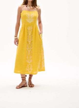 Carolina K Alegra Dress In Yellow