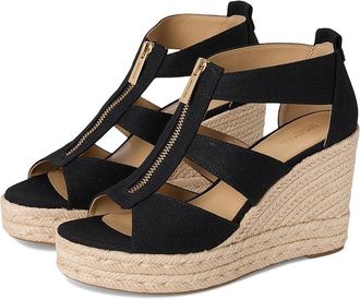 Michael Kors Etta Wedge Womens Wedge Shoes Black : 7 M