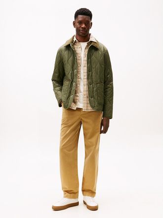 Tommy Hilfiger Mens Garment-Dyed Regular Fit Carpenter Pant - Beige - 30W x 28L