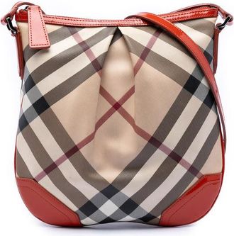 Burberry Pre-owned Burberry Supernova Check Coated Canvas Dryden Crossbody Ladies HWG8RC69Z3M27S65