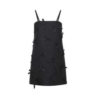 Jil Sander Short Black Mini Dress