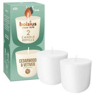 Bolsius cleanlight Refill - Cedarwood & Vetiver