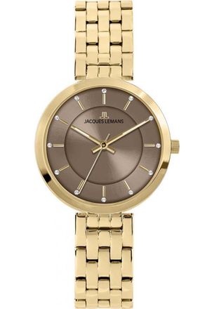 Jacques Lemans Womens 1-2211F Ladies Milano Watch - Gold - One Size