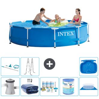 Intex Piscina Con Estructura Redonda - 305x76 Cm - 8-piezas S41661