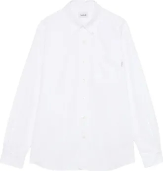 Amish Hombre, Camisas, Blanco, Talla: S