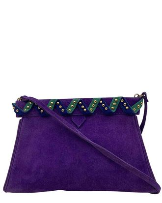 Saint Laurent Purple Suede Crossbody (Authentic Pre-Loved)