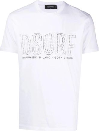 Dsquared2 Graphic Print T-Shirt - Heren - T-shirts - Wit - M - Tops