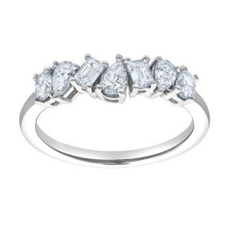 LuvMyJewelry Rhaenyra 14K Gold Lab Grown Diamond Ring - 1 Ct in 14K White Gold at Nordstrom, Size 6.5