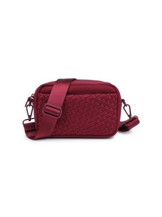 Sol and Selene Inspiration - Woven Neoprene Crossbody Bag in Wine at Nordstrom