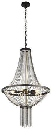 Searchlight Dimmbare H&auml;ngelampe Baguette &oslash; 60/ H 102-162 cm - 5 flammig