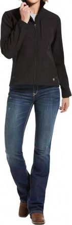 Ariat Womens Real Softshell Conceal Carry Jacket In Black