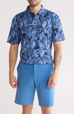 Callaway SMU Leaf Print Polo in Peacoat at Nordstrom Rack, Size Medium