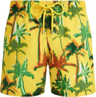 Vilebrequin Costume da bagno Palms Offset - Giallo