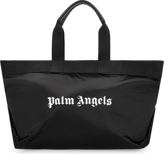 Palm Angels Tote Bag van nylon - Heren - Shoppers - Zwart - ONE Size - Nylon - Tassen
