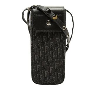 Dior Pre-owned Canvas Crossbody Bag - Dames - Pre-owned - Zwart - Maat: ONE Size Leer