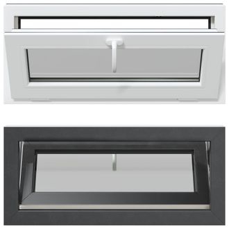 vidaXL Color Interno De Ventana De S&oacute;tano Blanco Risor 90 X 40 Cm Vidaxl