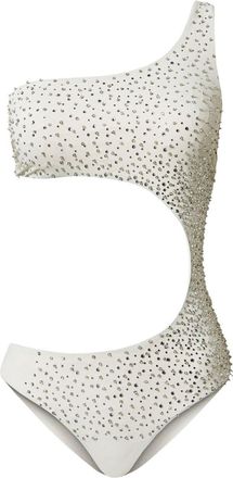 Twin-Set Costume da bagno monospalla - Bianco