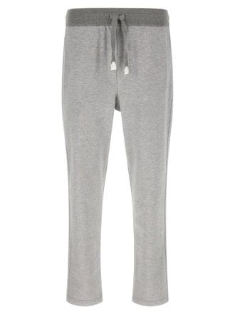 Brioni Mens Piqu&eacute; Cotton Joggers