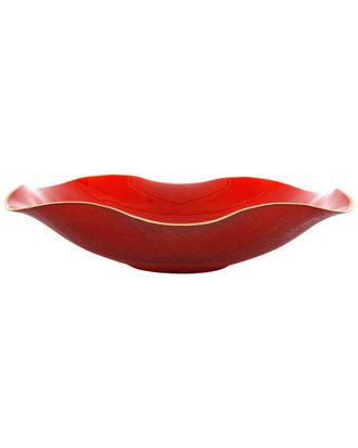 Vietri Vietri Holiday Glass Medium Serving Bowl With $7 Credit