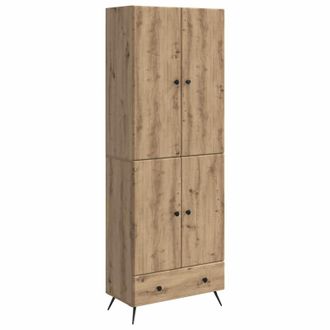 vidaXL Juego De Armarios 2 Uds. Roble Artisan Madera De Ingenier&iacute;a Vidaxl