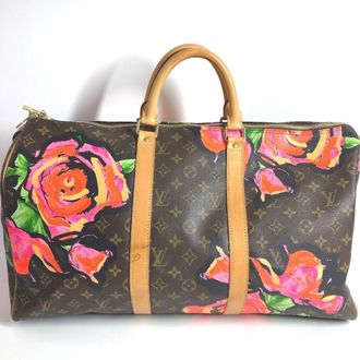 Louis Vuitton Monogram Rose Brown Monogram Rose Pink Monogram Boston Bag (Pre-Owned)