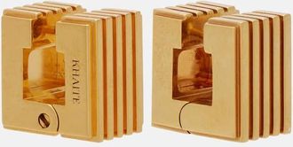 Khaite Empire 18kt gold-plated earrings