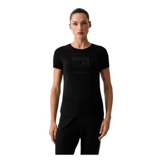 Emporio Armani Emporio Armani Ea7, Mujer, Camisetas, Negro, Talla: XL