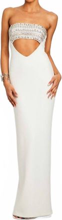 Retrof&ecirc;te Swan Dress In White