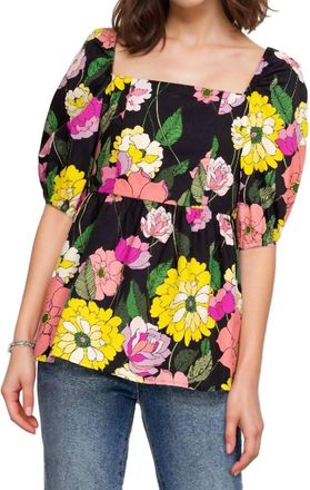 Johnny Was Marisol Blouse In Multi (Yellow, Pink, Green Tones)