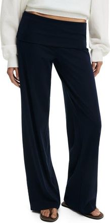 Cotton On Womens Honey Fold Over Pant in Total Eclipse at Nordstrom, Size Xxx-Small