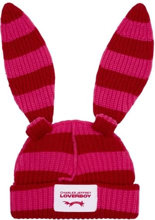 Charles Jeffrey Loverboy LOVERBOY by Charles Jeffrey, Beanies, unisex, Pink, Size: ONE SIZE Chunky Rabbit Beanie