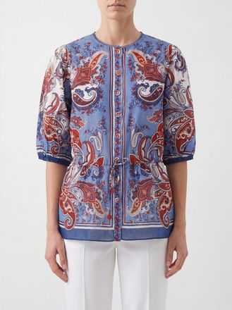Farm Rio Blusa in cotone paisley