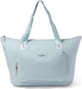 Baggallini Carryall Expandable Packable Weekender Tote Bag in Pool at Nordstrom