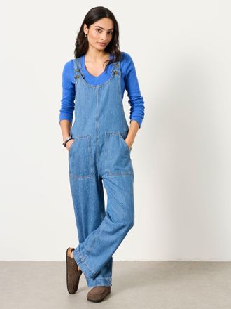 Fat Face FatFace Raffles Mid Blue Dungaree
