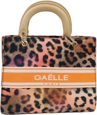 Ga&euml;lle Paris Gestreepte Eco-lederen Schoudertas - Dames - Handtassen - Veelkleurig - ONE Size - Tassen