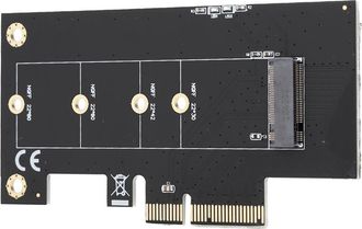 OEM La Tarjeta Adaptadora M Key Nvme A Pcie 4.0 X16 Es Compatible Con Las Unidades Ssd Xp941, Sm951, Pm951, A110 Y M6e, Y Est&aacute; Optimizada Para Juegos, Edi
