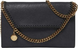 Stella McCartney Falabella Wallet on Chain - Dames - Schoudertassen - Zwart - ONE Size - Polyester - Tassen