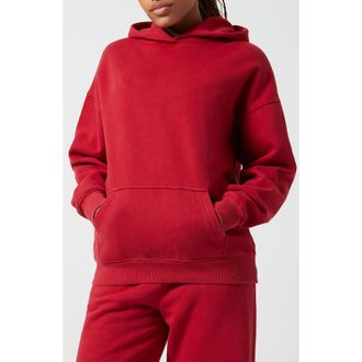 PacSun Core Fleece Hoodie in Red at Nordstrom, Size Xx-Small