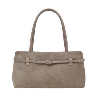 Manu Atelier Shoulder Bags, female, Brown, Size: ONE SIZE East West Le Cambon